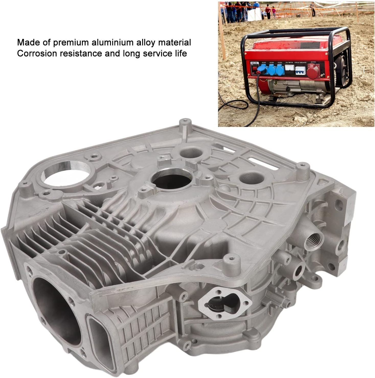 ZJchao 186F Generator Body Box Premium Aluminium Alloy Stable Performance Practical Farm Machinery Accessory