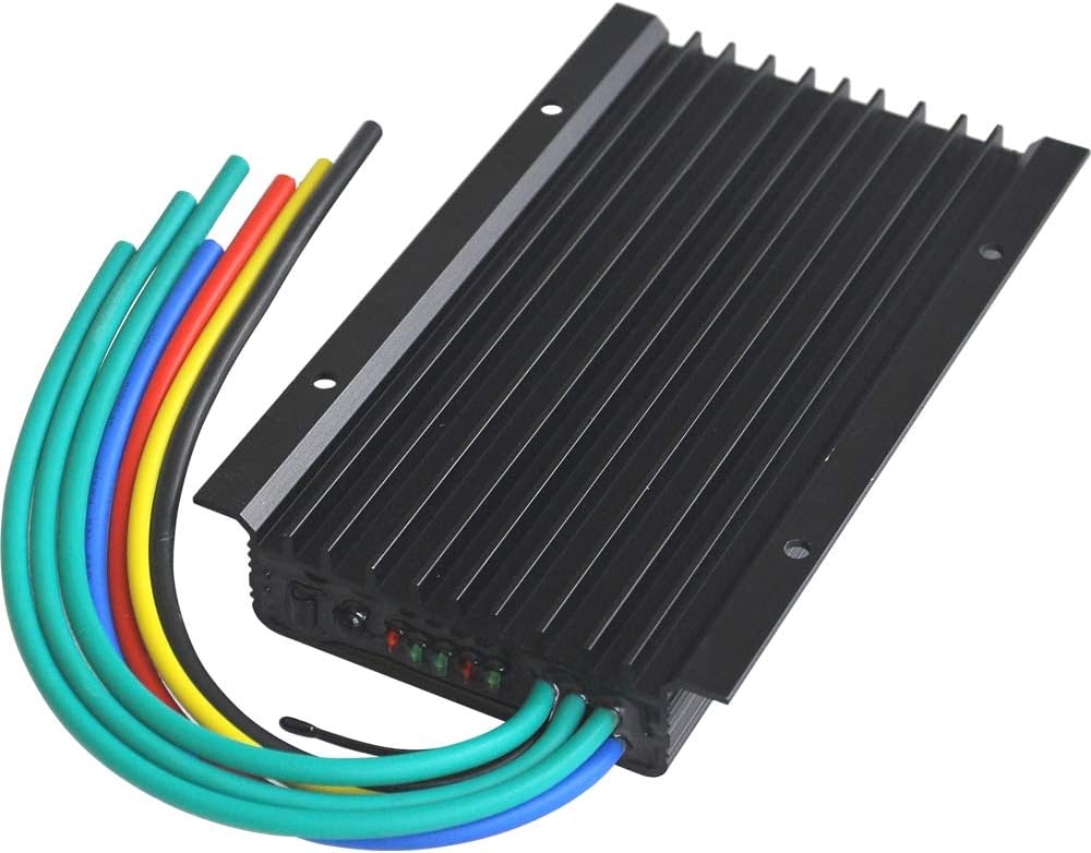 Pikasola Hybrid Wind & Solar Controller for 12V/24V Battery Auto, 30A Charge Controller for Off Grid Max 800W Wind Turbine & 1000W Solar Panel with MCT Charging