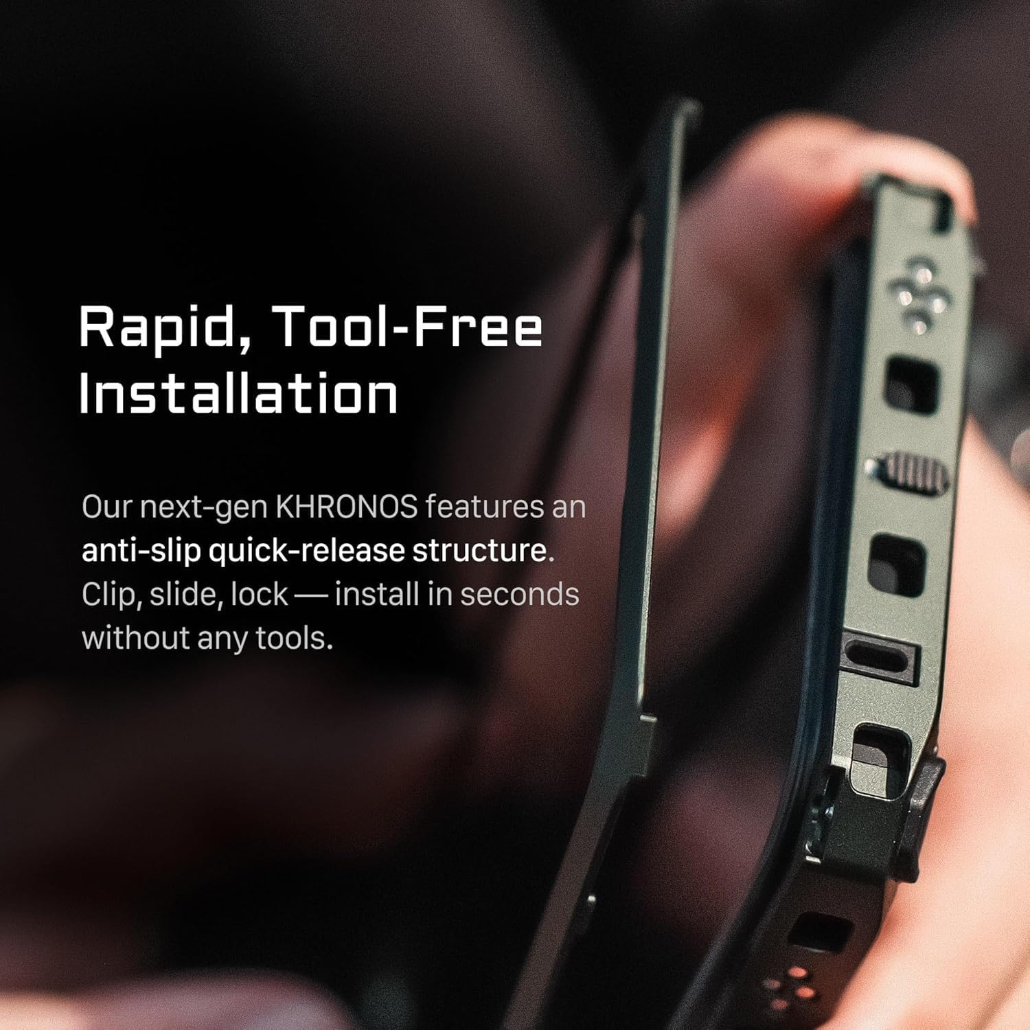 Tilta Khronos Handheld Kit Compatible with iPhone 16 Pro Max – Space Gray | Mobile Filmmaking Accessories | Phone Camera Cage & Video Rig | 0.6 + 1.2 ND Filters | Focus Handle | TK-IP16-PMA-SG