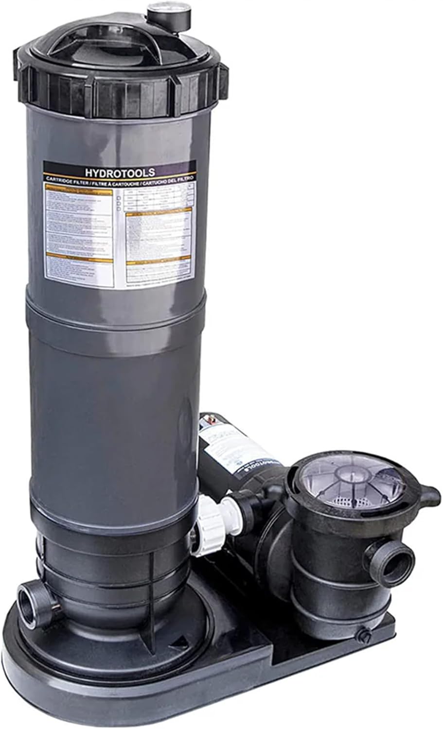 SWIMLINE HYDROTOOLS Model 76071 Sure-Flo Above-Ground Pool Cartridge Filter System - 70 Sq. Ft. Filtration Area, 0.9 THP, 4,500 GPH, 110V/60Hz Single Speed Pump for Pools up to 19,000 Gallons
