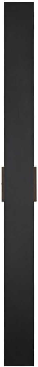 Elegant Lighting Waylen 4.5 X 48 Outdoor Wall Sconce in Black