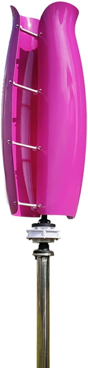 200W Wind Turbine Magnetic Suspension Vertical Axis Suitable for Highway Scenic Area Street Lighting Forest Fire Monitoring,Purple