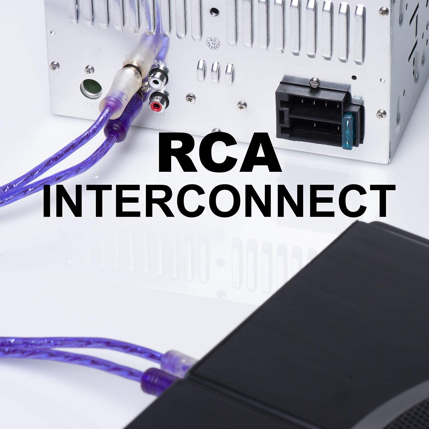 BOSS Audio Systems Monoblock Amplifier + 8 Gauge Wiring Kit