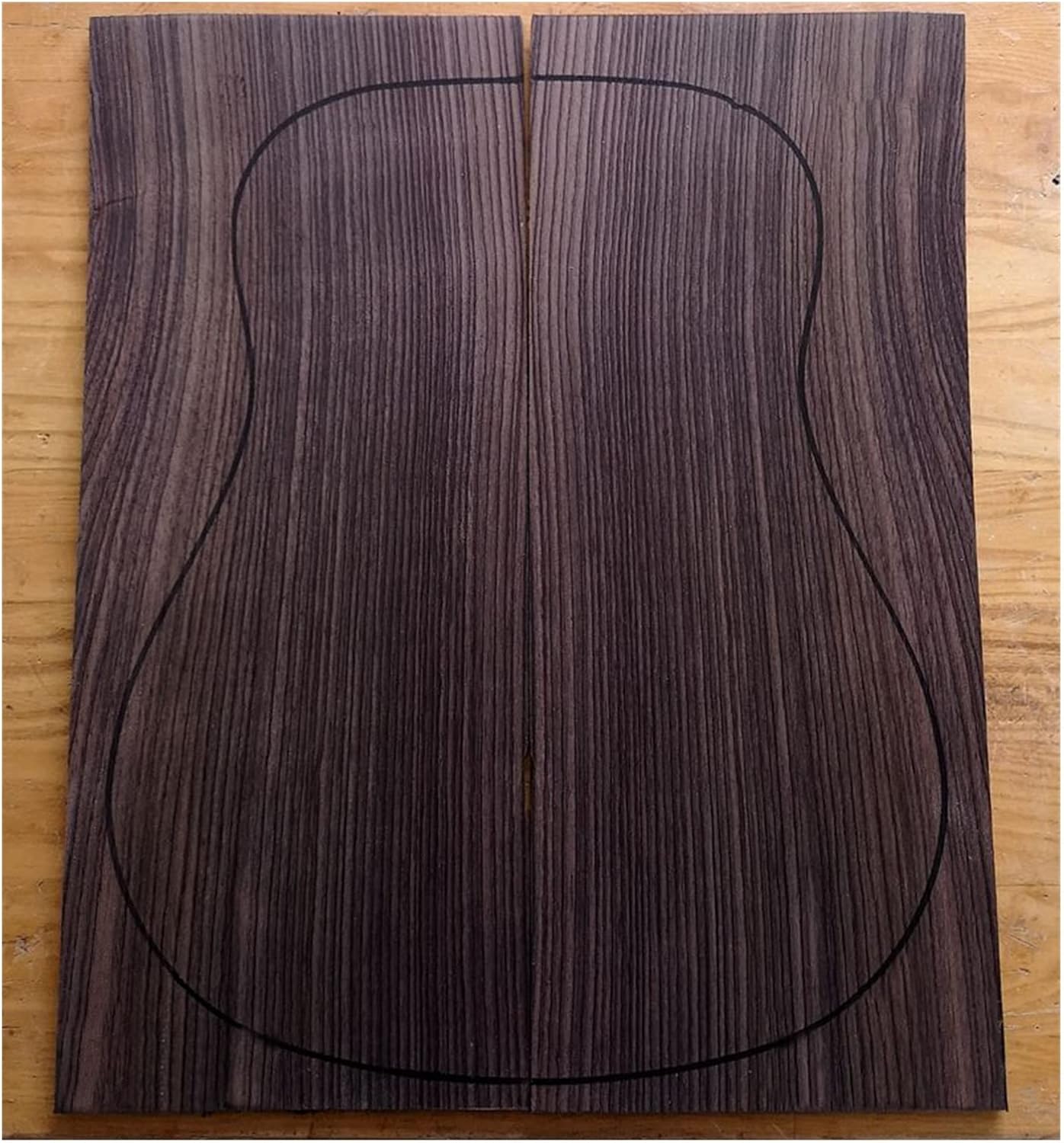 India Rose Wood Back Panel Wool Guitar Production Material Accessories DIY Guitar Kit (Color : 1)