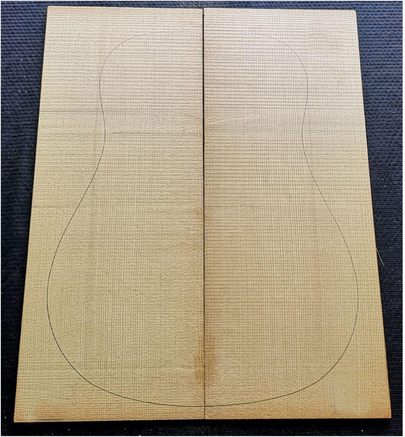 FLFL Spruce Veneer Guitar All-Single Guitar Making Materials Unfinished Guitar Kit (Color : 7)