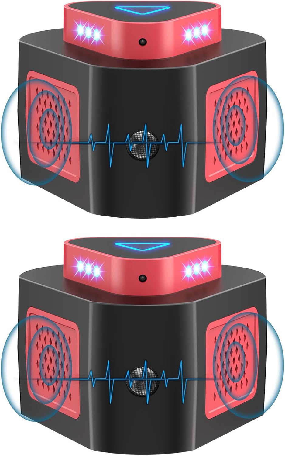 New Upgraded Rodent Repellent Ultrasonic Plug in Mouse Repellent Get Rid of Mice Permanently Electronic Repellent 4-Modes & Flashing Light, 360° Ultrasonic Mouse Blocker Rat Deterrent Indoor - 2 PACKs