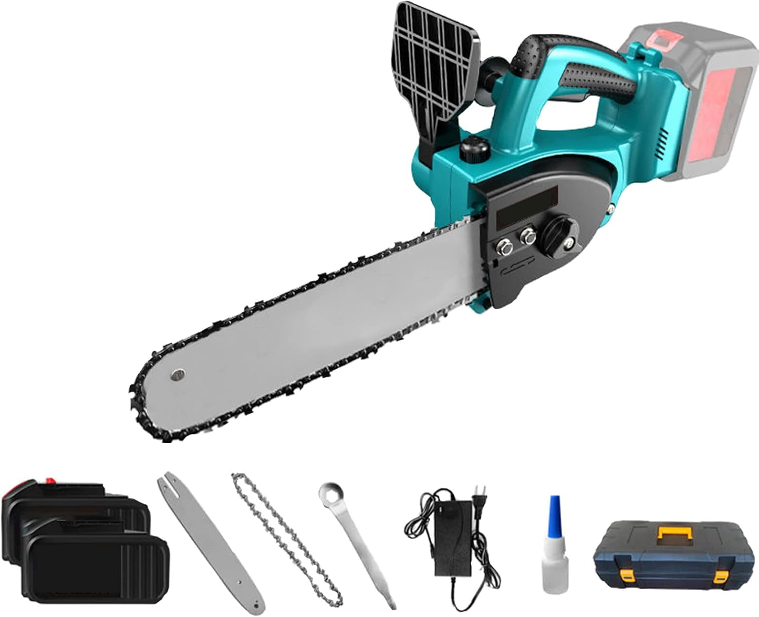 Mini Chainsaw 8 inch Cordless, 21V/7500mAh Battery Powered Chain Saw for Branch Pruning, Portable Electric Handheld Small Chainsaw w/Security Lock
