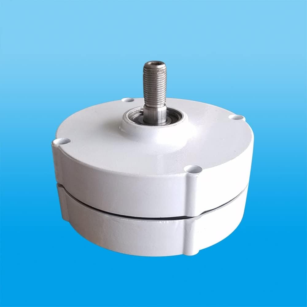 Wind Turbine Generator, New Energy Low Speed 100w 200w 12V 24V Gearless Permanent Magnet Generator Use for Wind Turbine Water Turbine DIY,Generator Motor(Without Base,24V_200W)