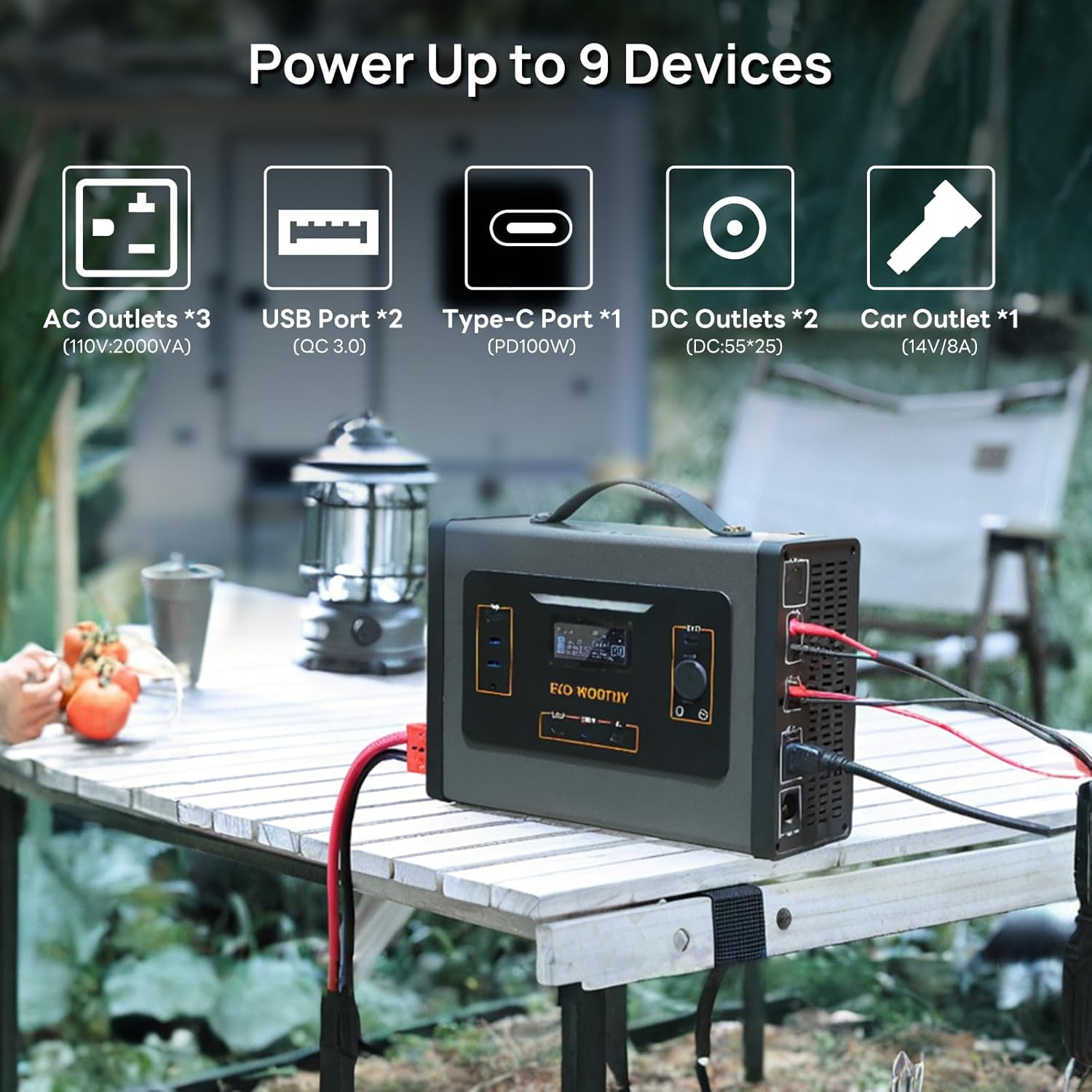 ECO-WORTHY 390W Off-Grid Complete Solar Panel Kit: 24V 2000W 3-in-1 Inverter+2 * 195W Mono Photovoltaic Panel+24V 100AH Bluetooth Lithium Battery+2 * 45inch Adjustable Solar Panel Tilt Mount Brackets