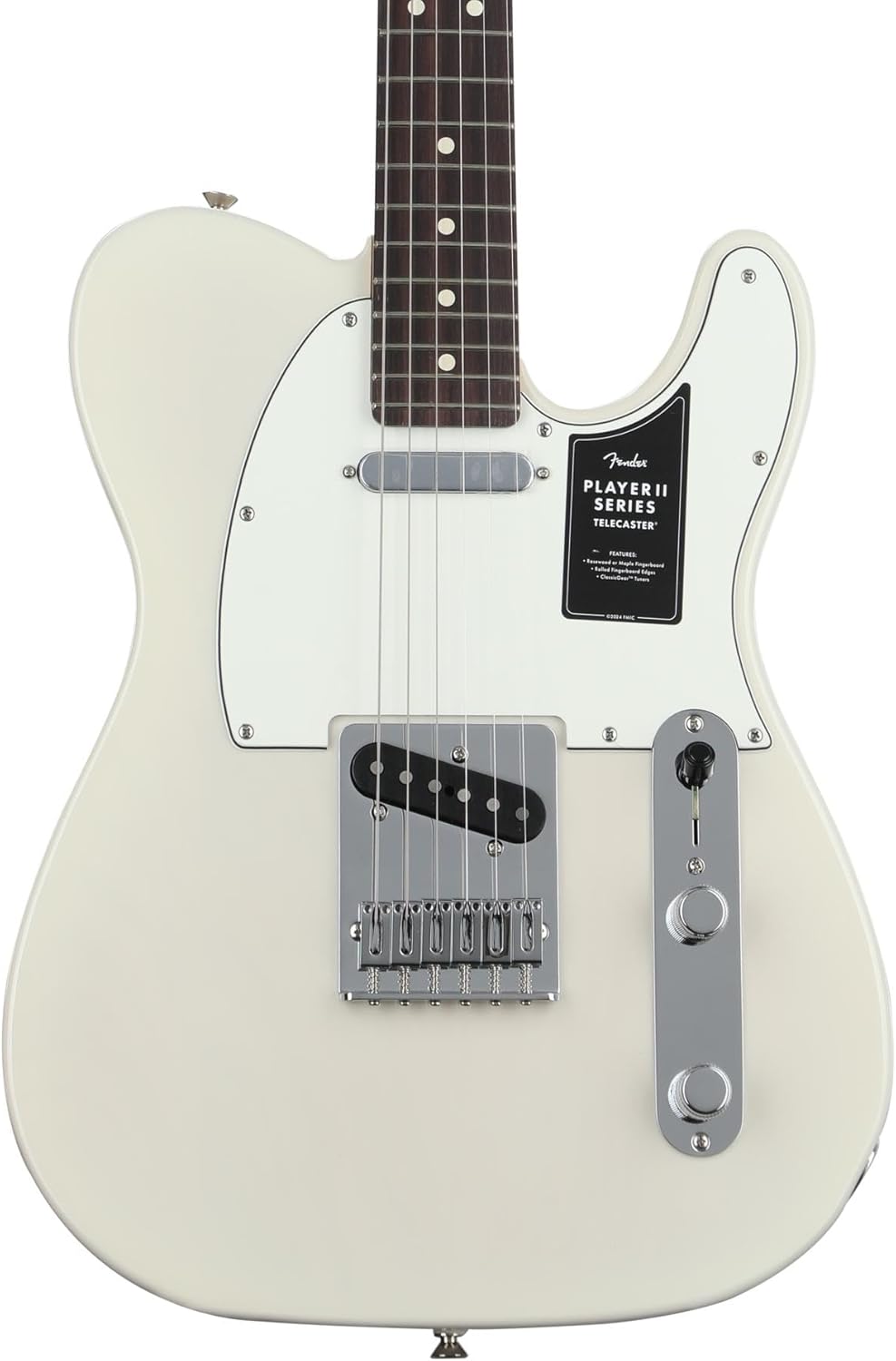 Fender Player II Telecaster Electric Guitar - White Blonde with Rosewood Fingerboard