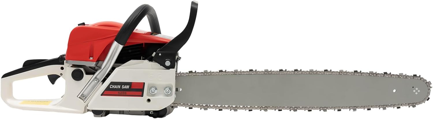 Gas Chainsaw 58CC Power Chain Saw 22 Inch Chainsaw Cutting Wood Gas Sawing, Chain Saw Set Handheld Cordless Petrol Chain Saws for Trees Wood Cutting Gas Powered Farm Garden Tools