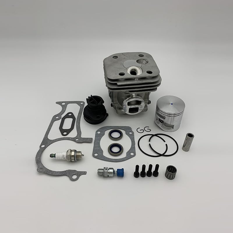 50MM for NIKASIL for Cylinder Piston for Spark Plug for Intake Manifold Boot Oil Seal Set FIT for Husqvarna 365XT 372XT X-TORQ Chainsaw Parts