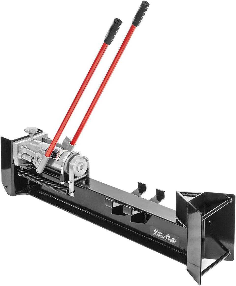 Hydraulic Log Splitter Cut Wood Mobile 12 Tons Cutter Manual Operated w/Wheel,Jikkolumlukka