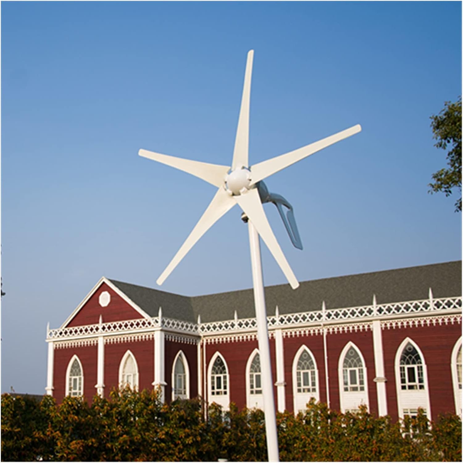 Wind Turbine Alternative Energy Generators 400W Wind Come With Charge Controller Optional 12V 24V (Color : Advanced Controller, Size : 5 BLADES_24)