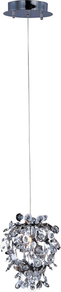Maxim Comet 1 Light Small Pendant with Polished Chrome Finish