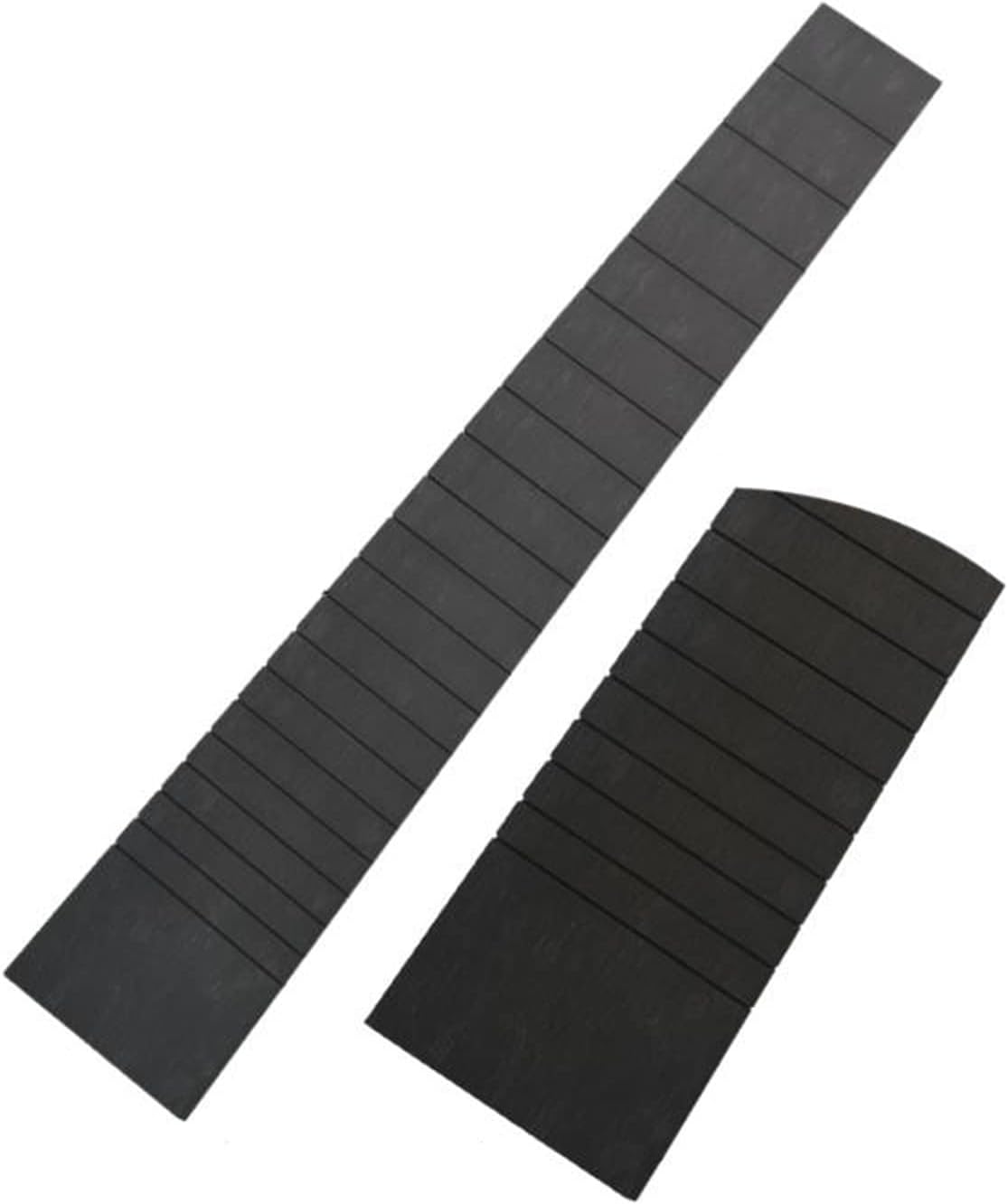 TSTS Guitar Rosewood Ebony Fingerboard Standard Production and Maintenance Materials Suitable for Ukulele Guitar ​Neck Replacement (Color : 2)