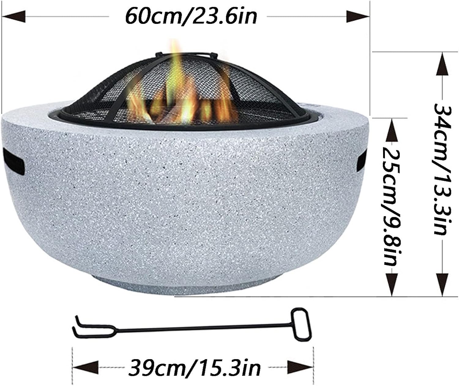 Fire Pit fire pits with Spark Screens, Wood Burning fire pits in courtyards,RDS and Gardens