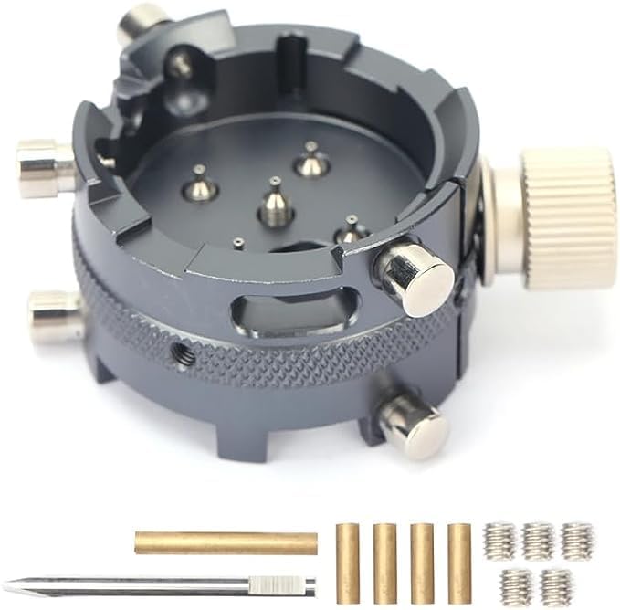Watch Movement Base with Accessory Kit 7750 Watch Movement Repairing Fixation Adjusting Tool Watch Repair Tool for Watchmaker