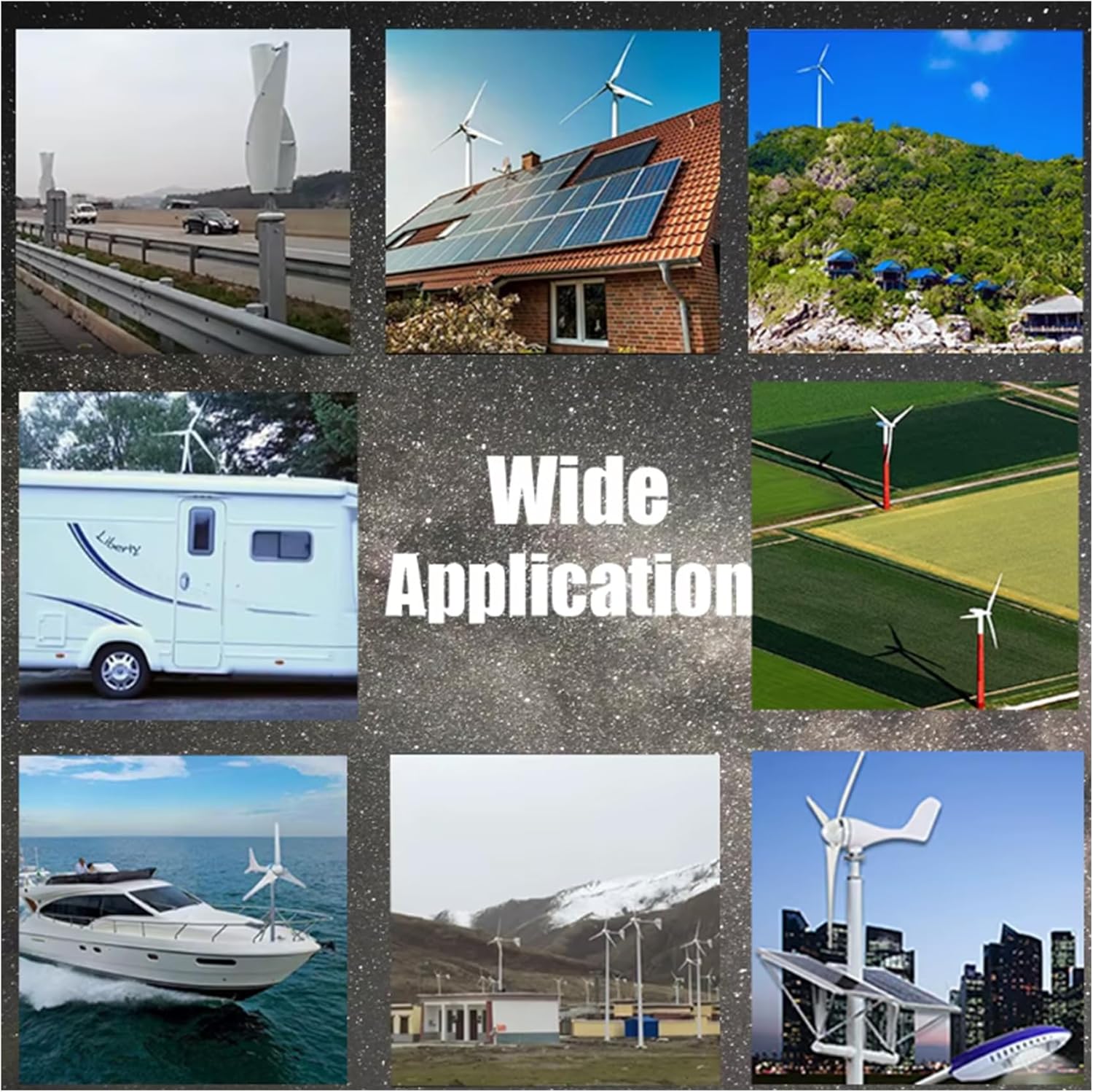 14000W Vertical Wind Generator, 2-Blade Home Magnetic Levitation Vertical Wind Turbine, Waterproof Charge Controller - for Home Use,12v