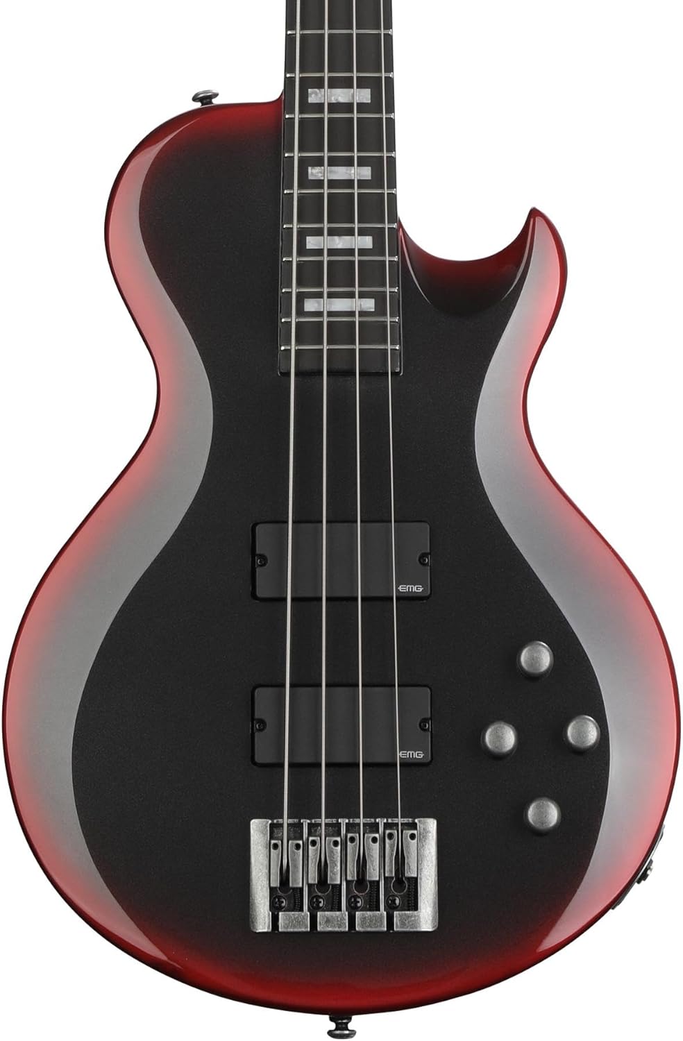 Schecter Nadja Peulen NP-4 Bass Guitar - Red Syren Burst