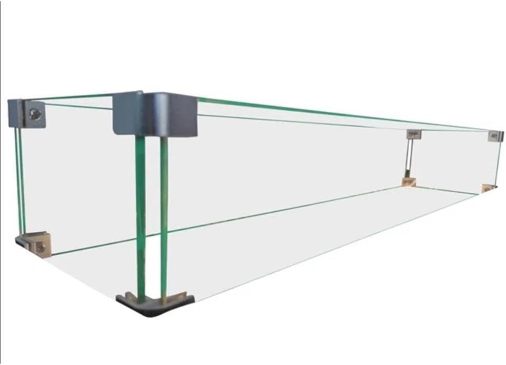 Living Source International Rectangle Fire Pit Flame Guard