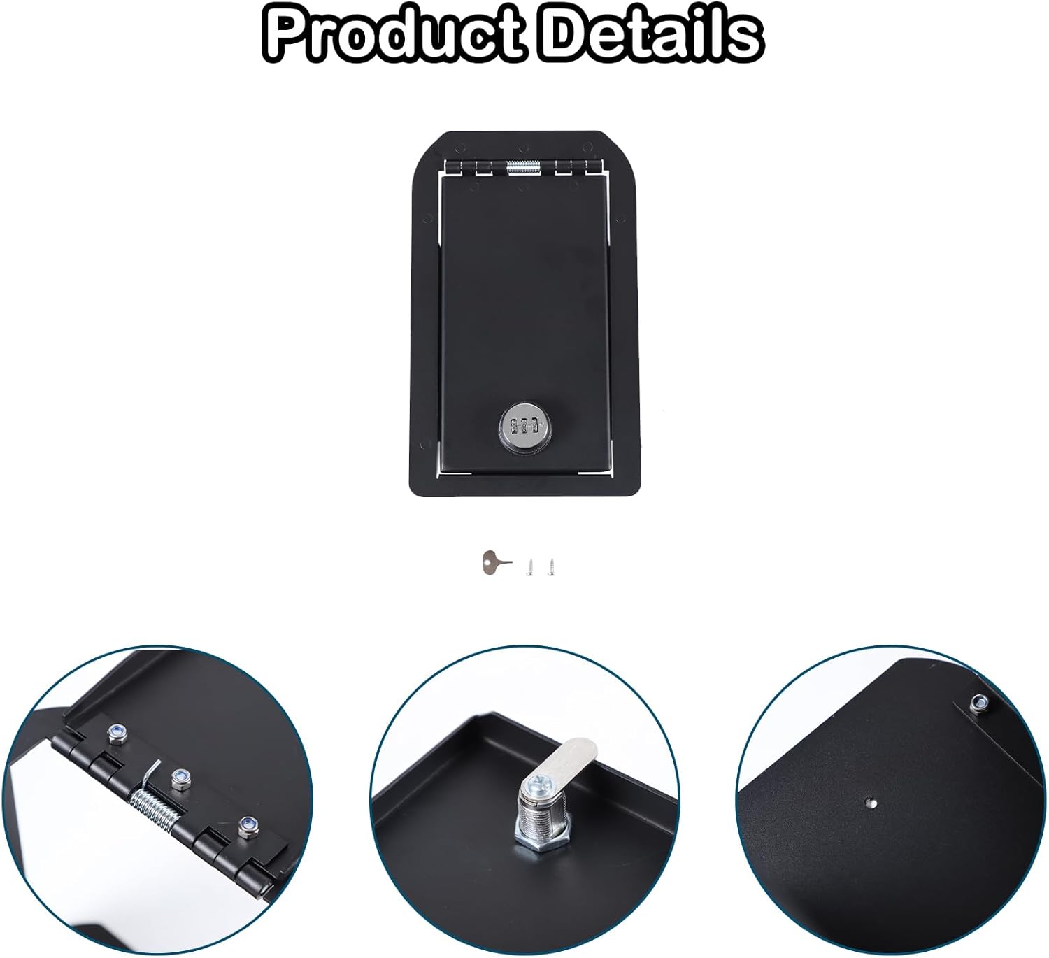 Center Console Safe Lock Box Compatible with Toyota Land Cruiser 250 Prado J250 LC250 2024 2025 Accessories, Center Armrest Lockbox Security Storage Organizer Box