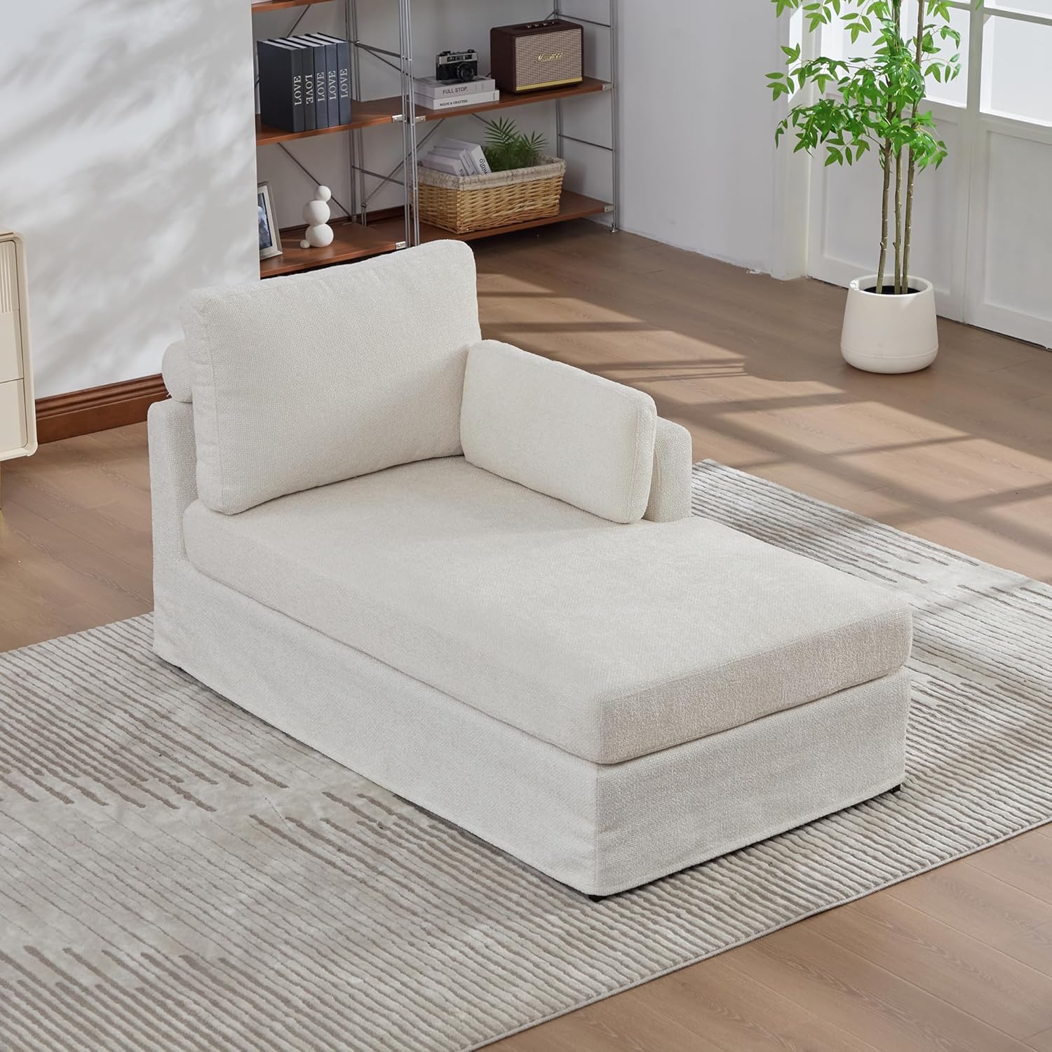 Modular Chenille Sofa Bed, 31.89