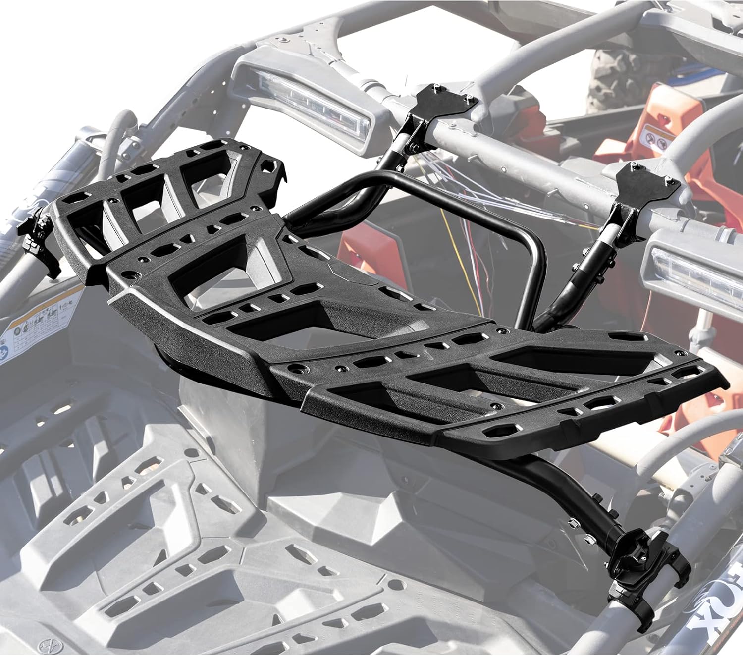 A & UTV PRO Pivoting Rear Rack Kit,Spare Tire Cargo Luggage Rear Rack for 2017-2024 2025 Can Am Maverick X3 MAX Accessories, Replace OEM # 715002881, 715003439