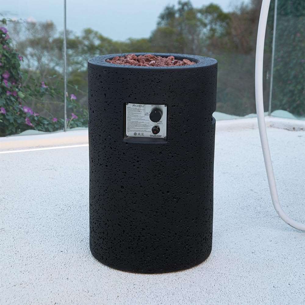 Lava Tube Concrete Fire Pit 18