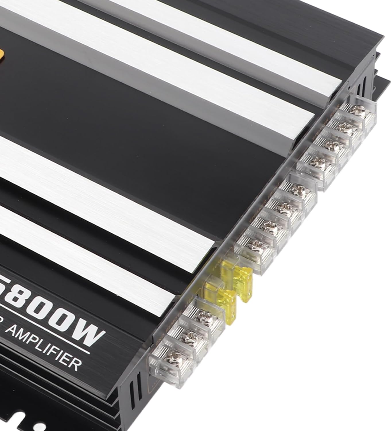 Stereo Amplifier, Car Audio Booster, 12V 5800W Truck Speaker System Amplifier, Compatible with Universal Car Audio Speakers, Vehicle Sound Amplification Module