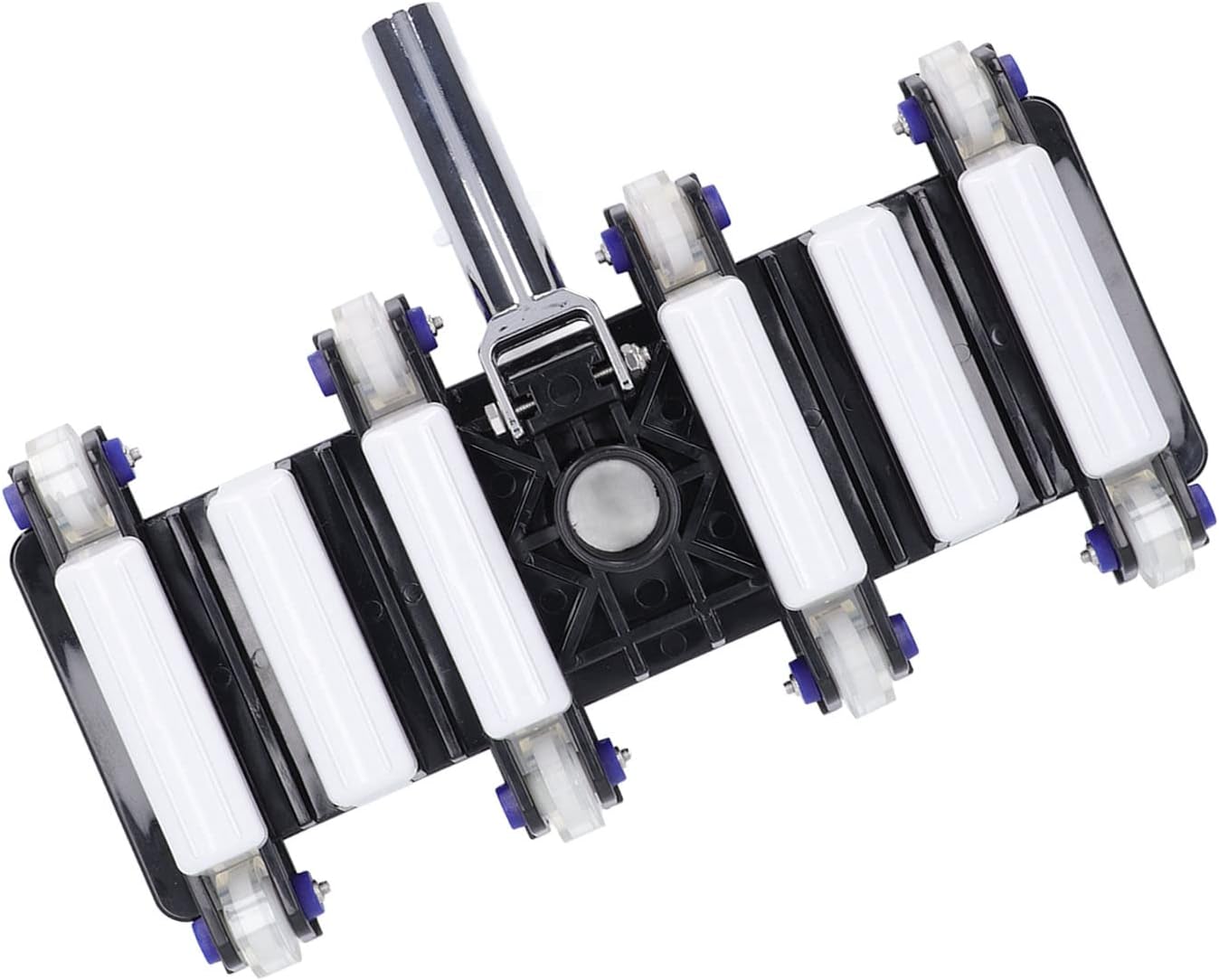 Pool Vacuum Head, Ground Pool Vacuum with Wheels 14in Pool Vacuum Brush Head, Plastic Handheld Pool Suction Head, Underwater Cleaner Accessory Pool Brush Head