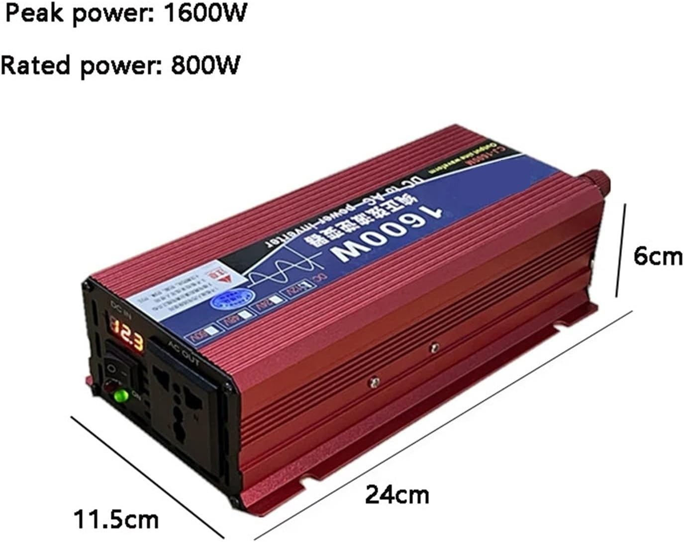 Inverter 1600W 2600W 3500W 4000W DC 12V 24V 48V 60V 72V to AC 220V Pure Sine Wave Voltage Converter Solar inverters(72V,220V 50HZ_5500W)