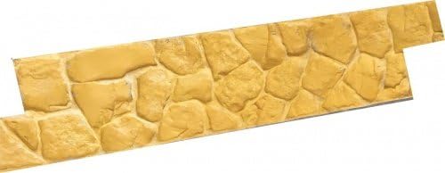 Concrete Fire Pit & Seat Wall Form Liner - Boulder Face Long 14