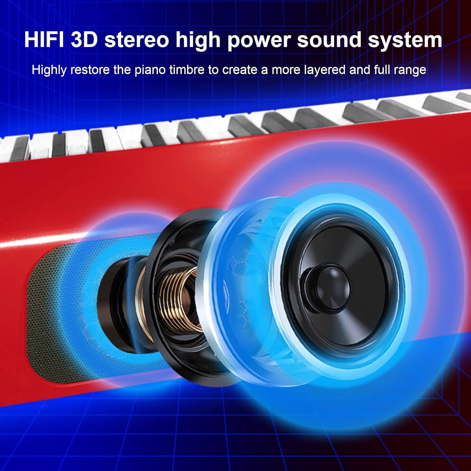 88 Key Digital Piano Keyboard With Hammer-Action Weighted Keys Electric Piano Bluetooth MIDI Connection Built-in HIFI Dual Speakers Include Stand, Sustain Pedal For Beginner, Professional(Black)