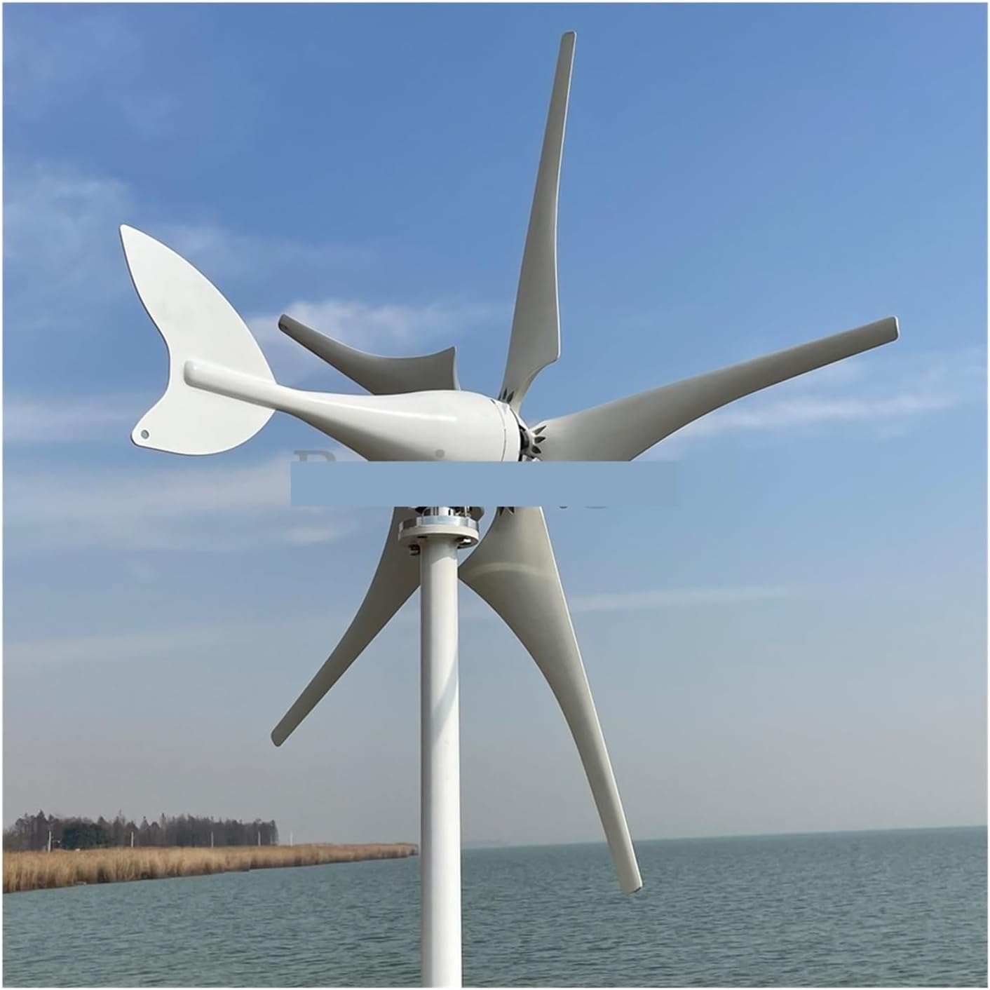 5000W Wind Turbine Generator Wind Power Complete System Kit for Home Appliance Electric Generator Camping Low Starting Speed for Home(Hybrid Control,12V)
