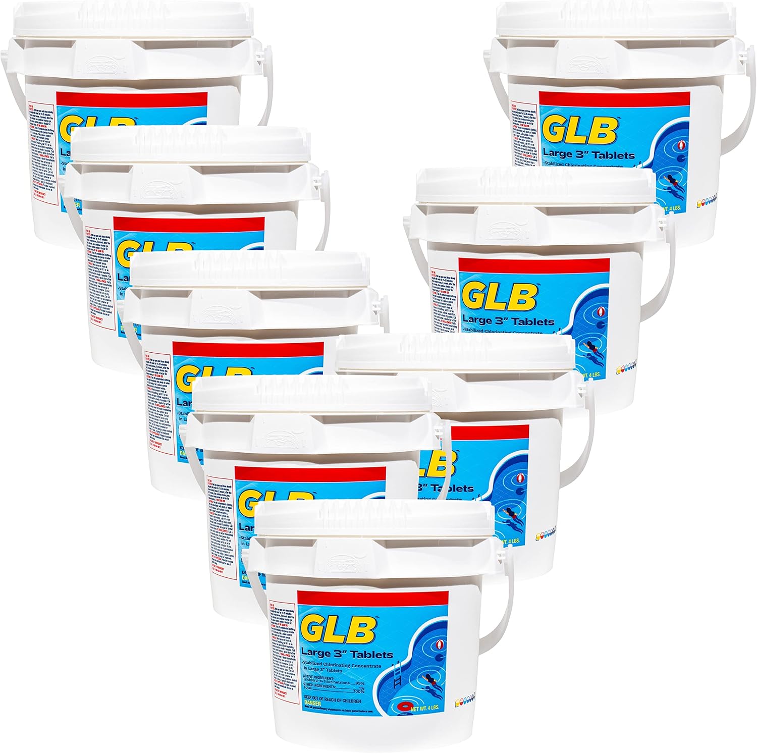 GLB Large 3 Inch Tablets (4 lb) (8 Pack)