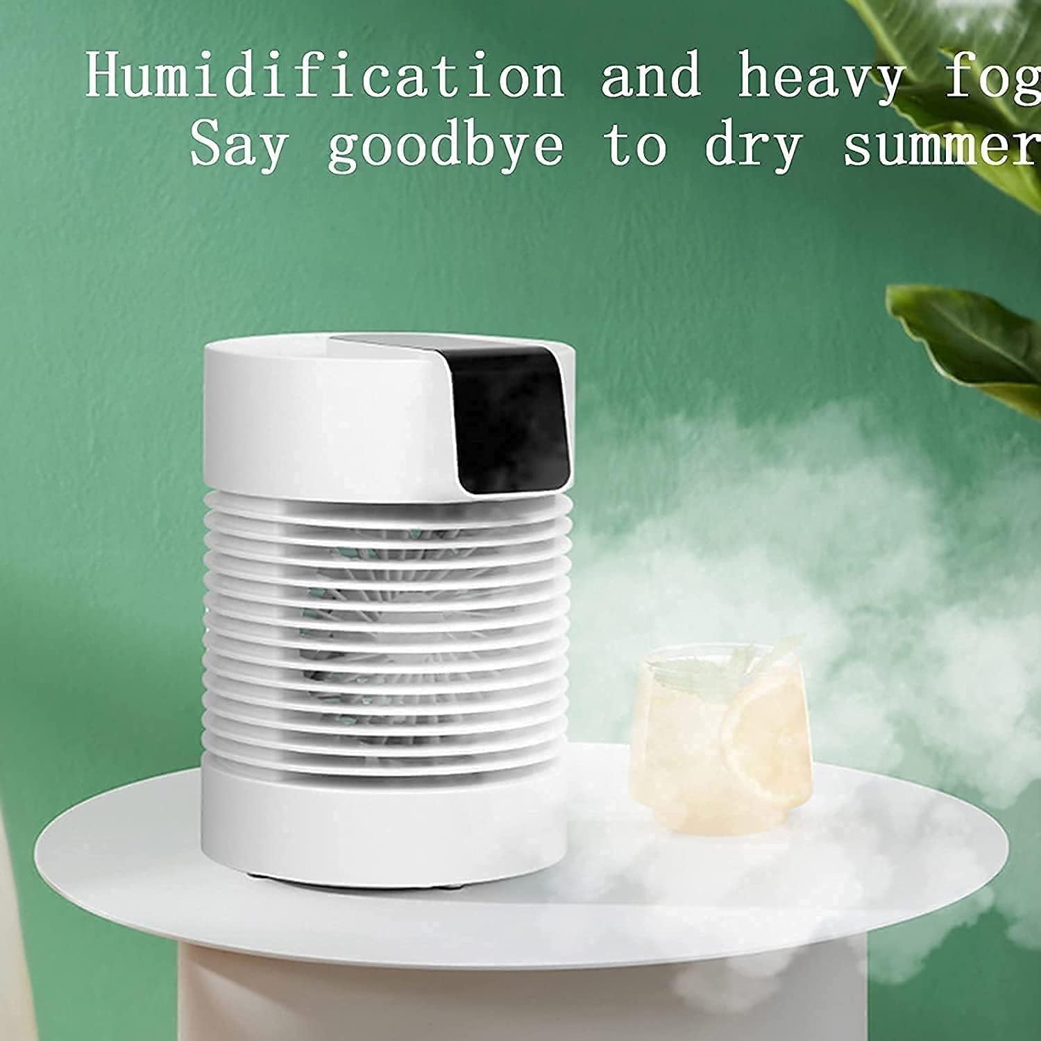 Portable Air Conditioner, 3 Speed Adjustable Evaporative Air Cooler Fan, Mini USB Powered Personal Air Cooler, for Home, Office, Bedroom