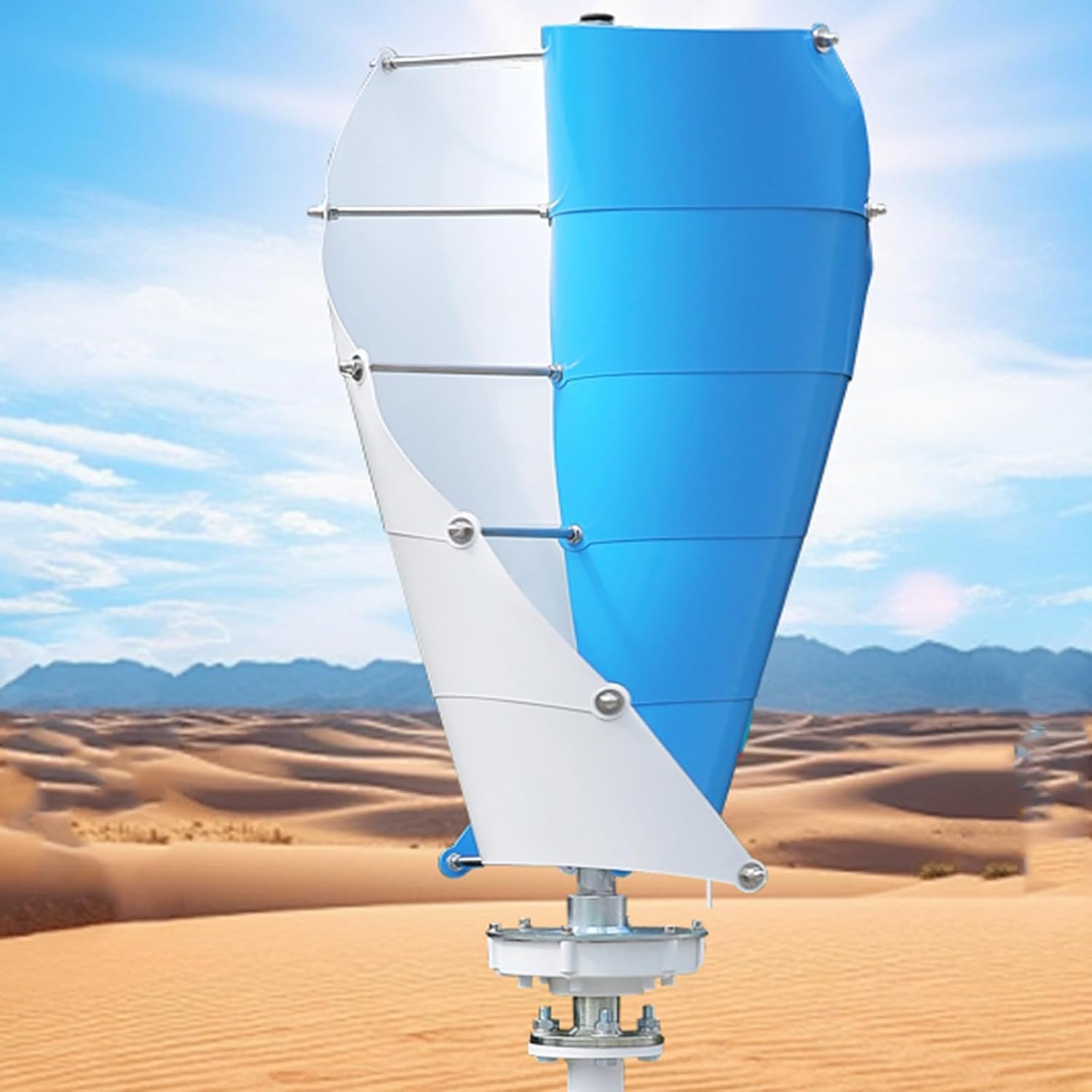 CHRISK 10000W Wind Turbine Generator Kit - Wind Turbine Vertical, Electricity Producer Equipment, Power Supplementation