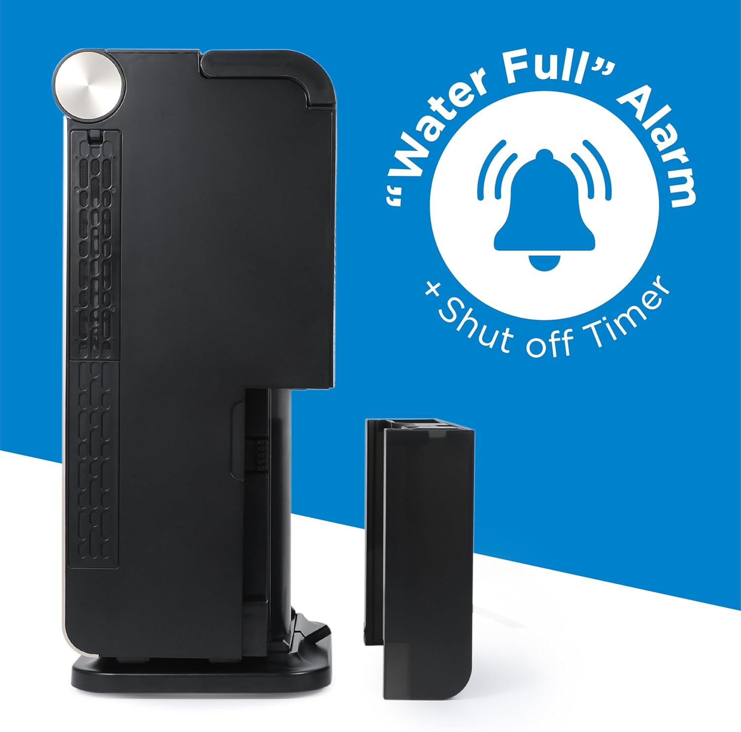 BLACK+DECKER 3-in-1 Personal Portable Air Conditioner, 1000 BTU (ASHRAE 128) Portable Fan & Dehumidifier, Windowless Air Cooler with Electronic Control Panel, LED Display, Timer & Dual Exhaust Hose