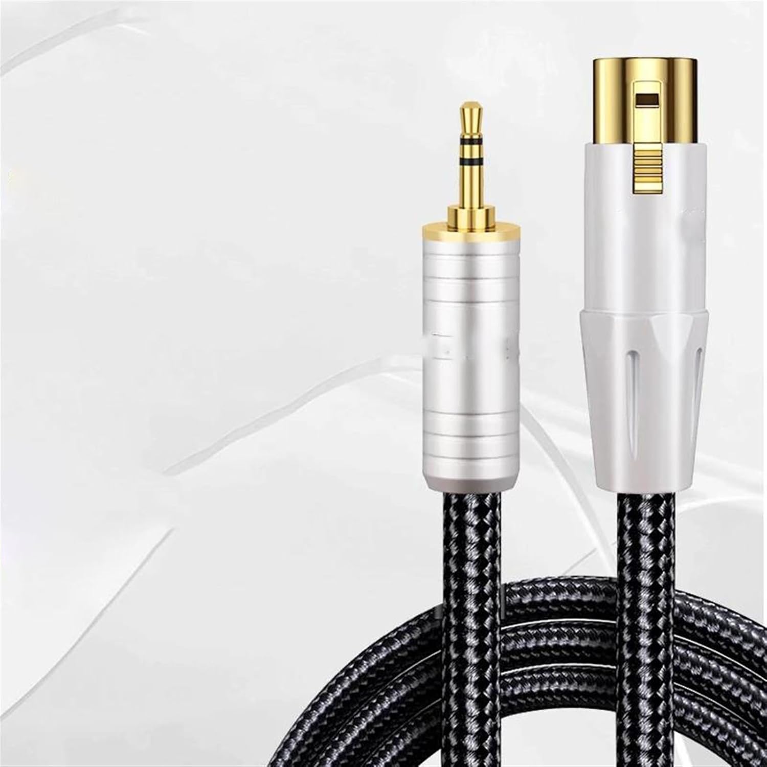 Guitar Audio Cable 3.5mm to XLR 3-Pin Female Microphone Cable XLR to AUX Adapter 3.5 for Speaker Guitar Mixer Amplifier Computers(2m)