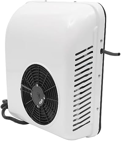 12V RV Air Conditioner, Electric Rooftop AC Unit Fit Motorhome 6000 BTU Heat & Cool Universal Cab Air AC Conditioner Split AC Unit Fits Semi Trucks Bus Caravan