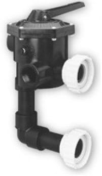Pentair 18202-0150 ABS 6-Position Valve with Union Connections Replacement Sta-Rite Pool and Spa D.E. Filter