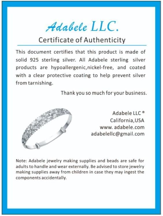 30pcs Adabele Authentic 925 Sterling Silver Hypoallergenic Daisy Flower Round Rondelle Loose Beads Spacer 5.5mm for DIY Craft Jewelry Making SS72