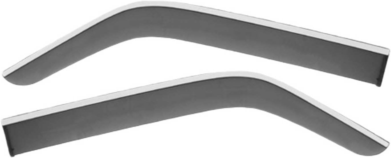 Window Deflectors for Ford Transit TS MK2 1987+, Sun Rain Guard Window Visors Vent Shades with Bright Stripes Car Accessories