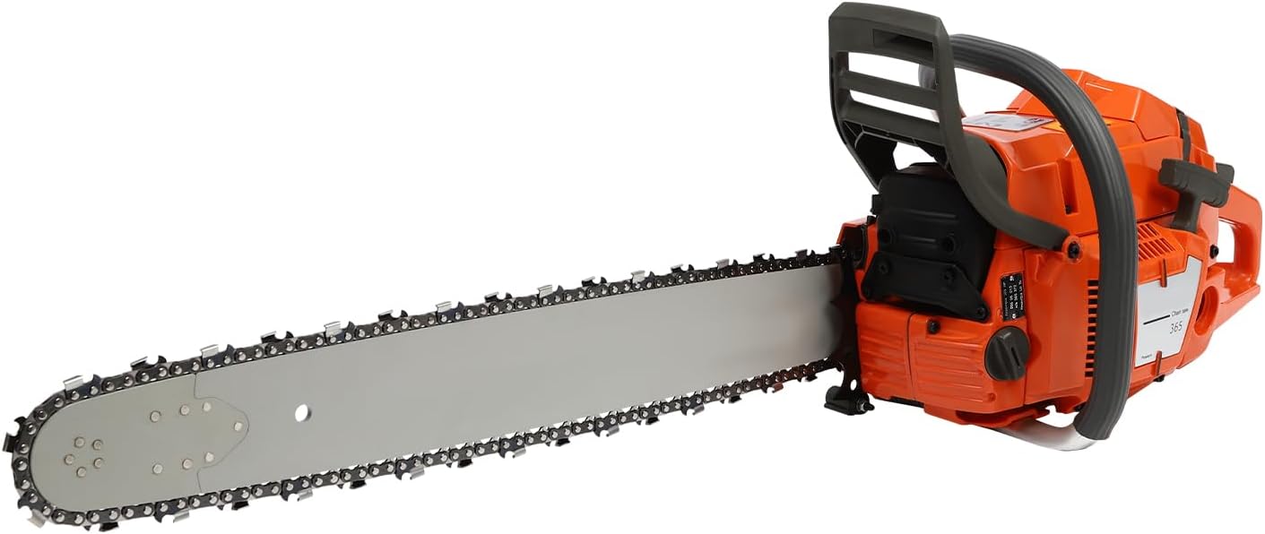 Gas Powered Chainsaw, 65CC 2-Cycle Handheld Cordless Petrol Chain Saws 3.4KW Single Cylinder Air-cooled Gas Chainsaw with 24 inch Guide Bar for Wood Cutting, Tree Trimming and Land Clearing