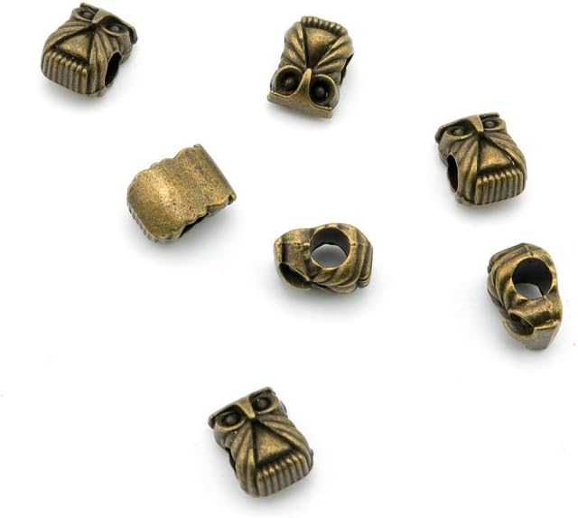 550 Pieces Jewelry Making Charms Findings Antique Bronze Brass Fashion Jewellery Wholesale Supplies Pendant Lots Bulk Supply K4WV8 Owl Beads