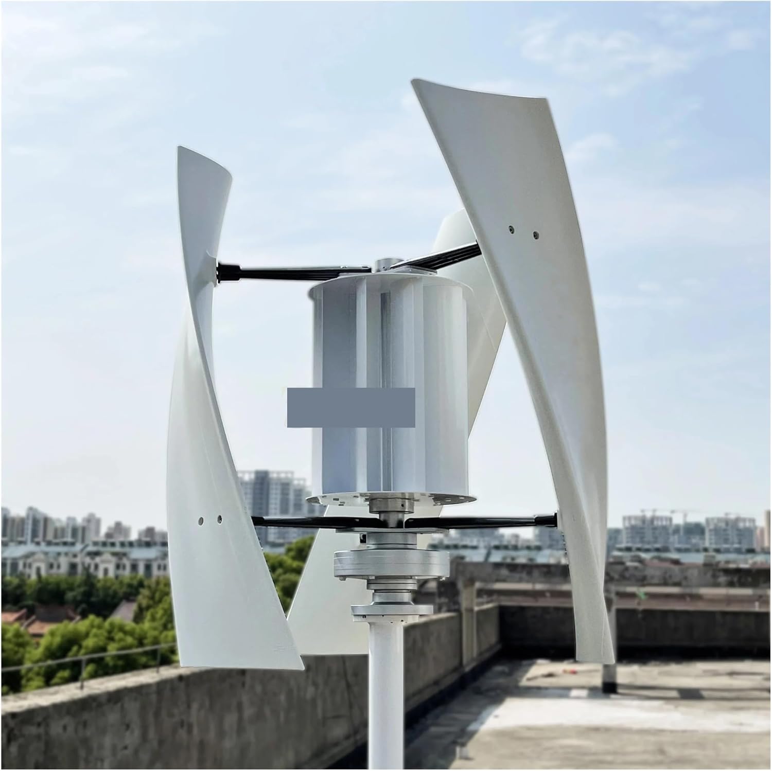 Wind Turbine Generator Kit, Wind Turbine 3KW Generator Axis Windmill Energy Sources 12v 24v 48v 3 Blades Low Wind Speed Starting Wind Turbines for Hybrid Solar Wind System(48V)