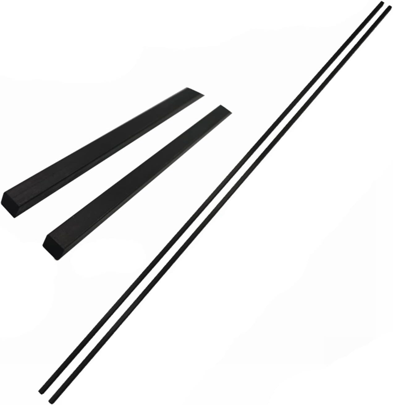 KESHUO 2 Pcs Carbon Fibre Bass Guitar Neck Stiffener Guitar Truss Adjustment Lever Guitar Kit Accessories (Color : 2)