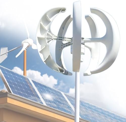 12000W Vertical Wind Turbine Generator with Controller - Three-Phase AC Permanent Magnet for Home Use, Red 24V, Eco-Friendly Renewable Energy Solution