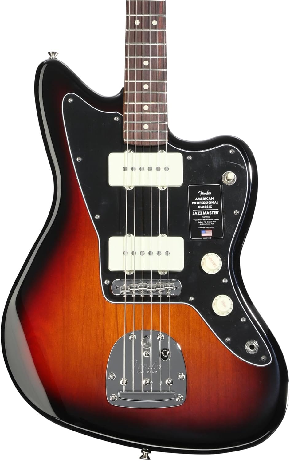 Fender American Professional Classic Jazzmaster Electric Guitar - 3-color Sunburst